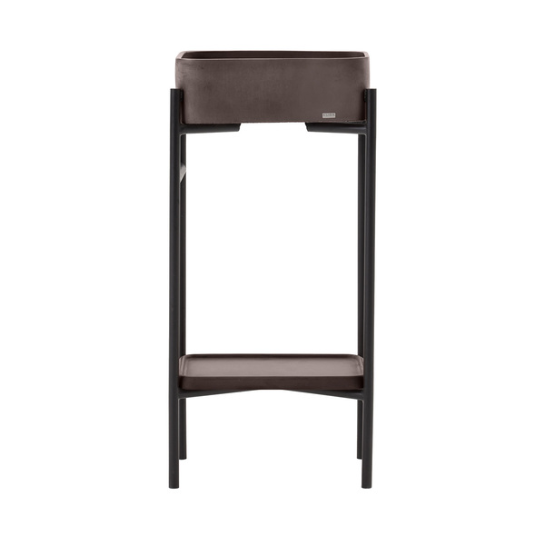 Gabinete De Banheiro Com Cuba Concreto 42 Cm (tessa Expresso)