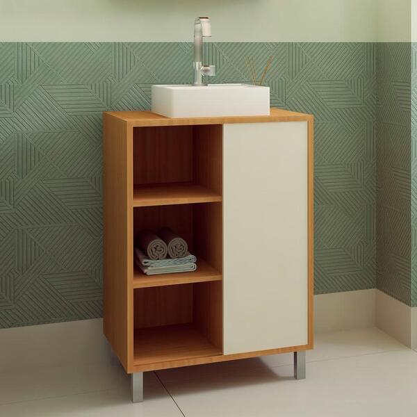 Gabinete De Banheiro Com Cuba Julia I 1 Pt Mel E Arenas