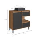 Gabinete De Banheiro Com Cuba Paula Ii 1 Pt 2 Gv Mel E Grafite