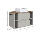 Gabinete De Banheiro Com Cuba Sierra 1 Pt 1 Gv Arenas E Mel