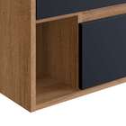 Gabinete De Banheiro Com Cuba Versato 2 Gv Mel E Preto