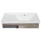 Gabinete De Banheiro Com Espelheira Kit Cuiabá 60cm Cor:barri