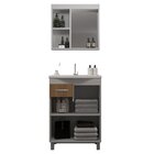 Gabinete De Banheiro Com Lavatório E Armário Branco/itapuã