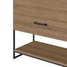 Gabinete De Banheiro Com Lavatório Stela 1 Pt 1 Gv Preto E Mel