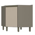 Gabinete De Banheiro Com Nicho Sem Cuba E Painel Porta Utensí