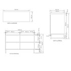 Gabinete De Banheiro Com Pés Metalon Newcastle 120cm  Branco