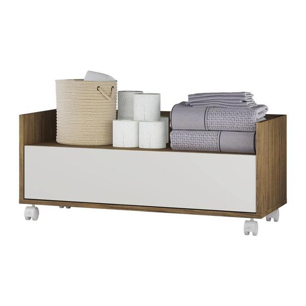 Gabinete De Banheiro Com Rodízios Multimóveis 80 Cm Fg2608 Ru