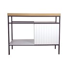 Gabinete De Banheiro Frame 100cm Branco/tropical