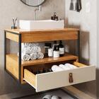 Gabinete De Banheiro Harley Com Espelho E Cuba Dalla Branca