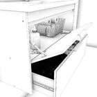 Gabinete De Banheiro Lavanda 1 Pt 1 Gv Amêndoa E Off White 59