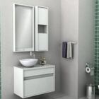 Gabinete de Banheiro Modena 58x81x42cm Branco Darabas Agardi