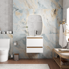 Gabinete De Banheiro Montado Em Aço Branco 60cm Vanilla Cozim