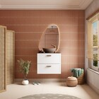 Gabinete De Banheiro Montado Em Aço Branco 67cm Odin Cozimax