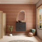 Gabinete De Banheiro Montado Em Aço Preto 67cm Odin Cozimax