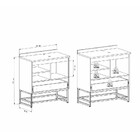 Gabinete De Banheiro Montado Em Madeira Branco 80cm Suez C/ G