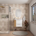 Gabinete De Banheiro Montado Em Madeira Cosmos 60cm Branco/je