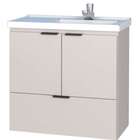 Gabinete De Banheiro Nude Em Madeira Com Lavatório Lis Cozimax