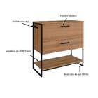 Gabinete De Banheiro Paricel 1 Pt 1 Gv Mel E Preto