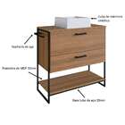 Gabinete De Banheiro Paricel Com Cuba Ametista Branca 1 Pt 1