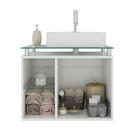 Gabinete De Banheiro Porto 1 Pt Café E Branco