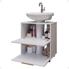 Gabinete De Banheiro Prime Armário Para Pia De Coluna Branco