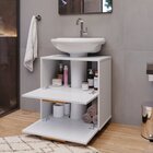 Gabinete De Banheiro Prime Armário Para Pia De Coluna Branco