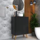 Gabinete De Banheiro Retrô Multimóveis 63 Cm Com 2 Portas Fg5