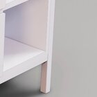 Gabinete De Banheiro Steel Wood 2 Gv Branco