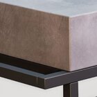 Gabinete De Banheiro Steel Wood 2 Gv Concreto E Preto