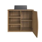 Gabinete De Banheiro Suspenso 70cm Laura Com 1 Porta E 2 Prat