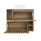 Gabinete De Banheiro Suspenso 75cm Luiza Com 2 Portas Bascula