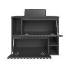 Gabinete De Banheiro Suspenso 75cm Luiza Com 2 Portas Bascula