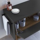 Gabinete De Banheiro Suspenso 80cm Com 1 Nicho 1 Toalheiro 1