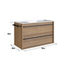 Gabinete De Banheiro Suspenso 80cm Com 1 Toalheiro 1 Porta 1