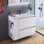 Gabinete De Banheiro Suspenso 80cm Estela Com 01 Gavetão, 1 B