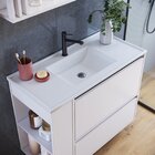 Gabinete De Banheiro Suspenso 80cm Estela Com 01 Gavetão, 1 B