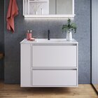 Gabinete De Banheiro Suspenso 80cm Estela Com 01 Gavetão, 1 B