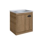 Gabinete De Banheiro Suspenso Colorado 44cm Com Pia Embutida