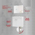 Gabinete De Banheiro Suspenso Com Cuba E Espelheira Multimóve