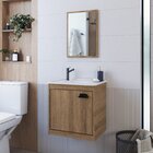 Gabinete De Banheiro Suspenso Com Espelheira Colorado 44cm Co