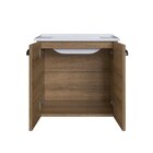 Gabinete De Banheiro Suspenso Dallas Com 2 Portas E Pia Embut