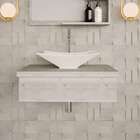 Gabinete De Banheiro Town I Bege