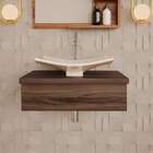 Gabinete De Banheiro Town Ii Nogal