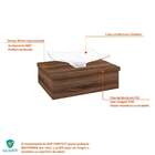 Gabinete De Banheiro Town Ii Nogal