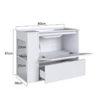 Gabinete De Bnaheiro Suspenso Com Lavatório Estela 1 Pt 1 Gv