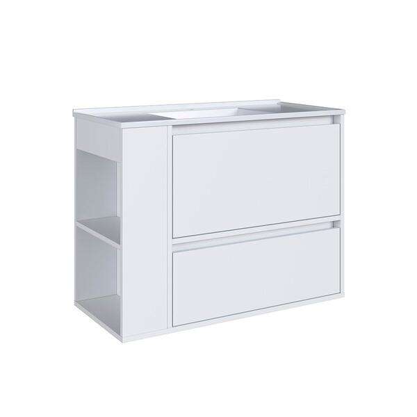 Gabinete De Bnaheiro Suspenso Com Lavatório Estela 1 Pt 1 Gv