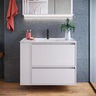 Gabinete De Bnaheiro Suspenso Com Lavatório Estela 1 Pt 1 Gv