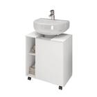 Gabinete De Coluna Branco Em Mdf