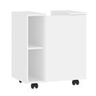 Gabinete De Coluna Com Rodízios 1 Porta 2 Nichos Dallas Felli