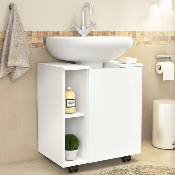 Gabinete De Coluna Com Rodízios 1 Porta 2 Nichos Dallas Felli